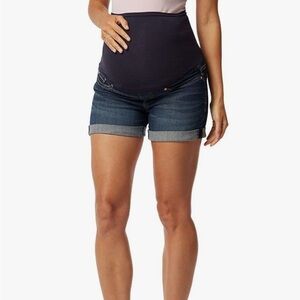 Signature by Levi Strauss Maternity Blue Denim Shorts